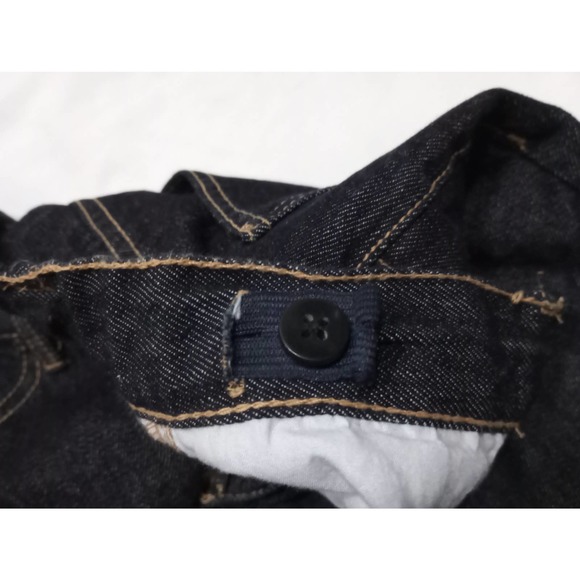 Sears Roebuck boys jeans size 16 dark wash 100% cotton mid rise adjustable wiast - Picture 7 of 11